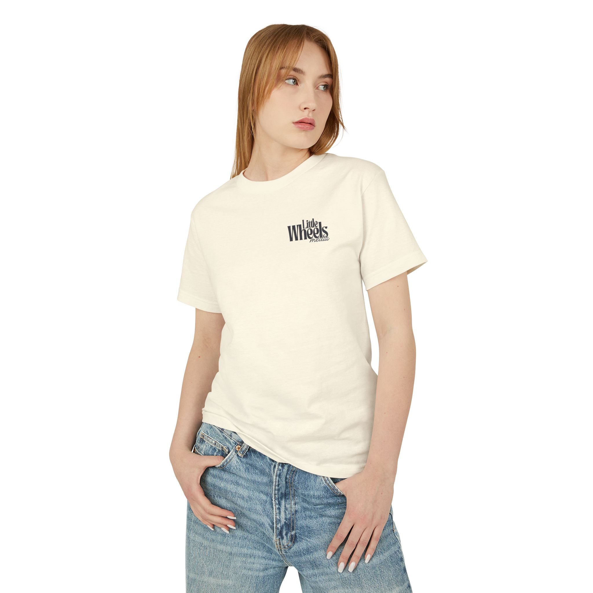 Copy of Project Nine Graphic Tee — Minimalist Back Logo Cotton T-Shirt